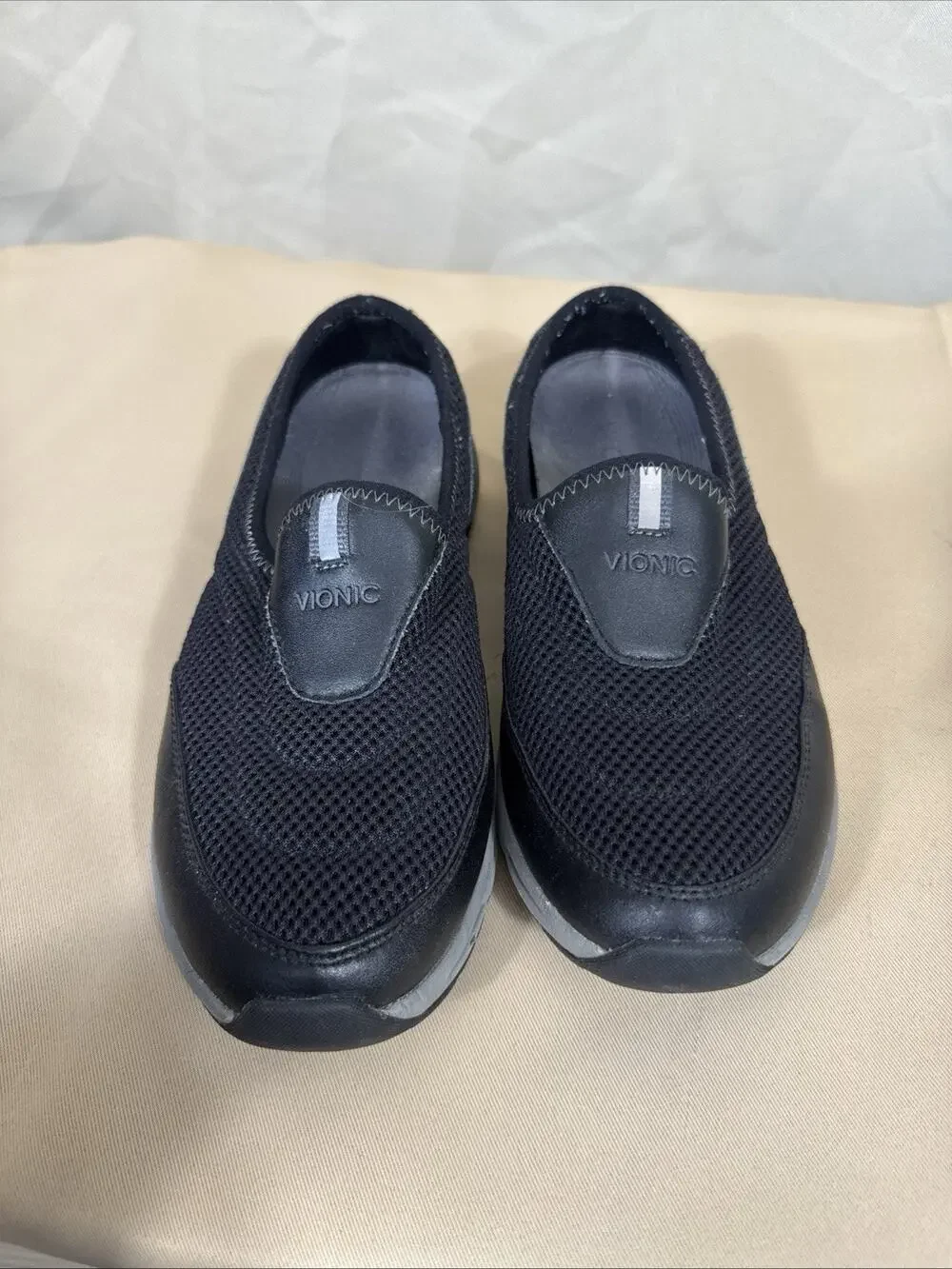 Vionic 331 Heritage Slip On Shoes Comfort Mules Walking Black Womens Size 7